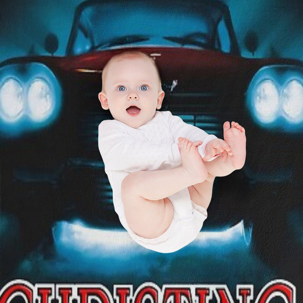 Movie Car Christine And Steven Spielberg Premium Throw Blanket