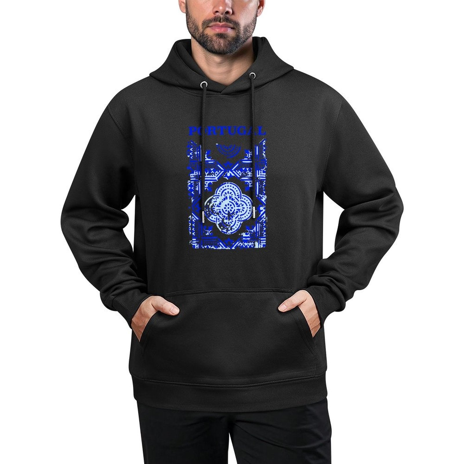 Portugal Retro Tiles Best Design Unisex Design Hoodie
