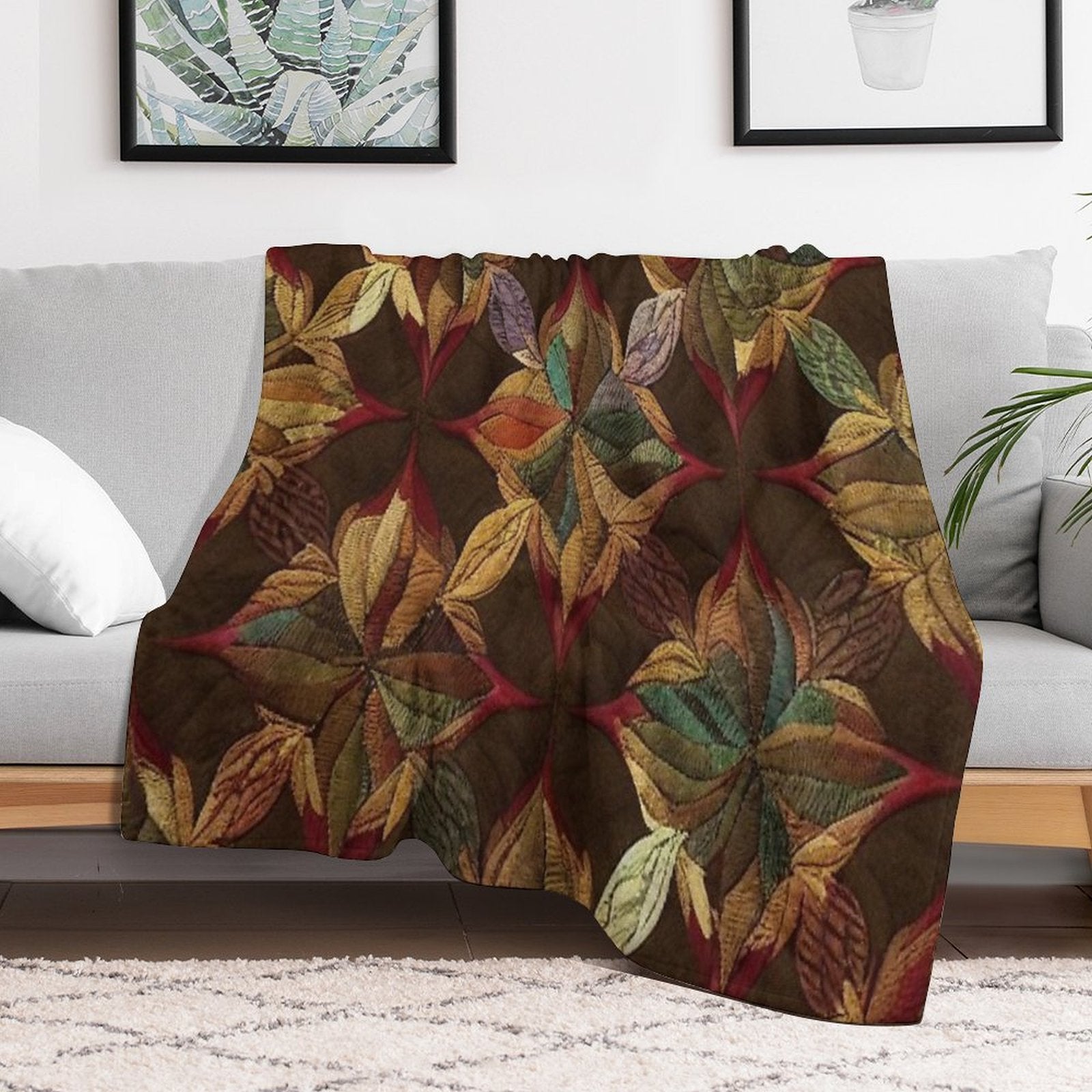 Patterno41 Durable Throw Blanket