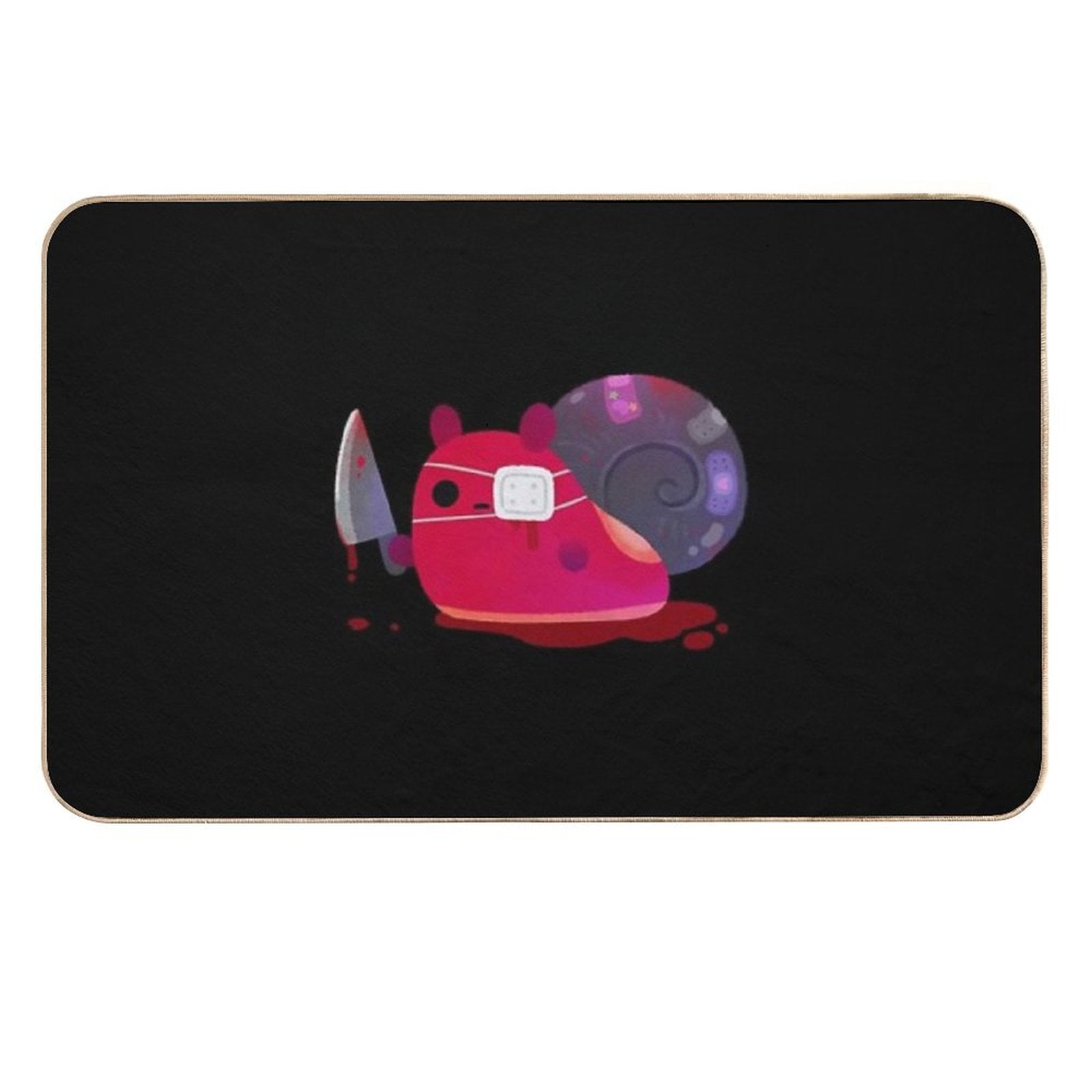 Super Cute Snail  Pet-Safe Bath Mat