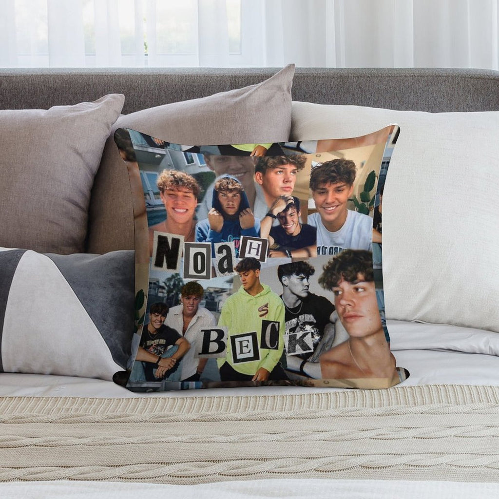 Noah Beck Collage Soft Style Accent Throw Pillow