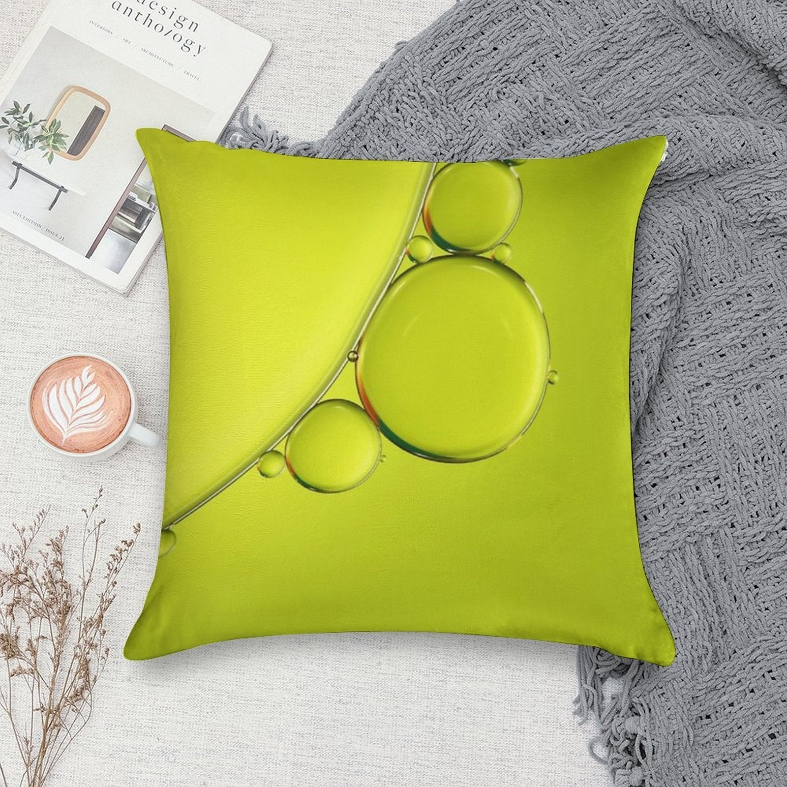 Simply Lime Soft Style Accent Throw Pillow
