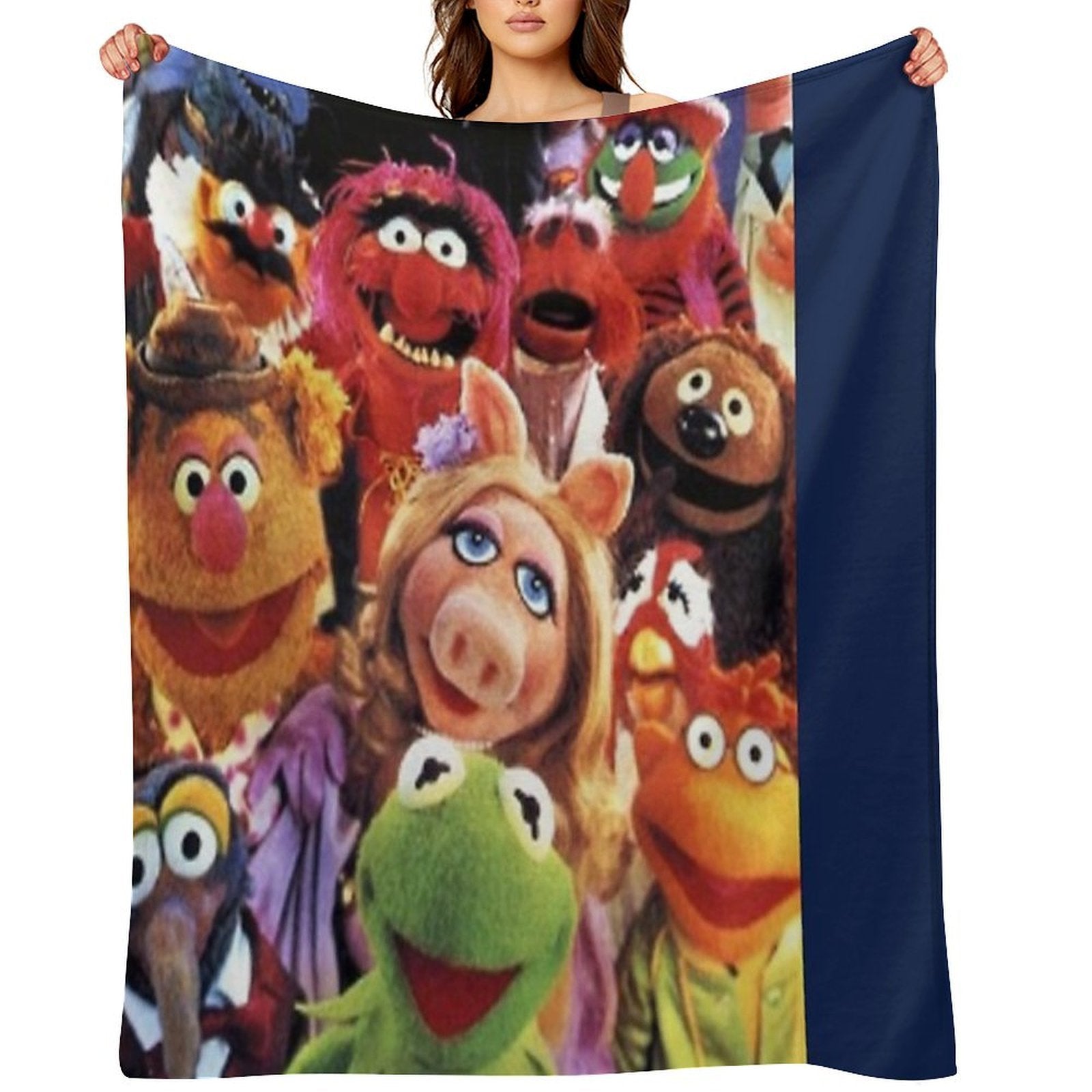 The Cute Muppet Show Compact Throw Blanket
