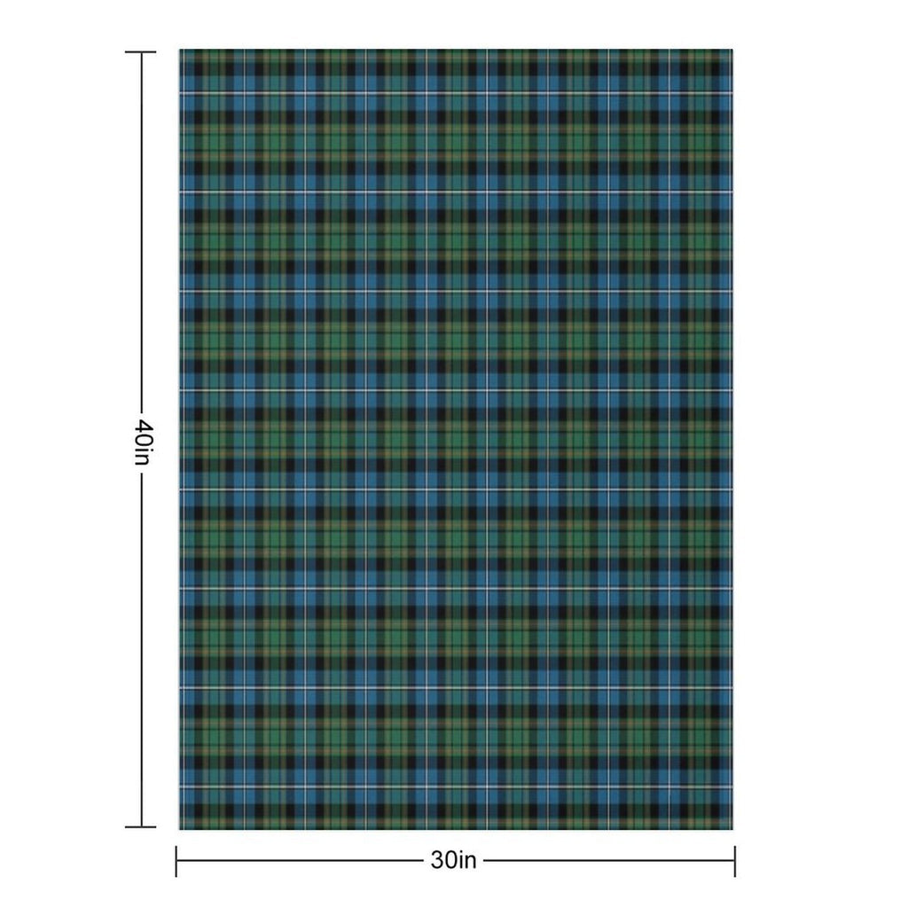 Clan MacRae Hunting Tartan Premium Throw Blanket