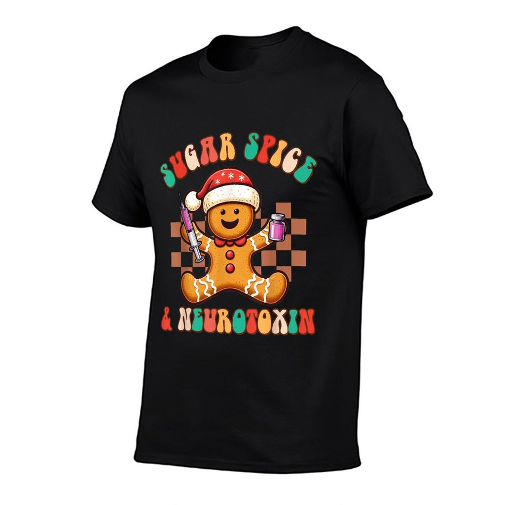Christmas Botox Dealer Nurse Injector Sugar Spice  Neurotox  Moisture-wicking T-Shirt