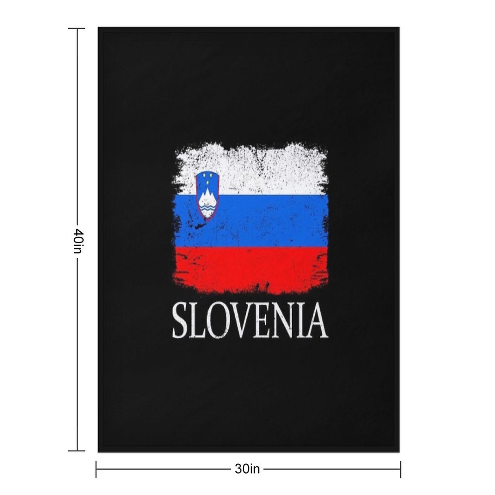 Slovenia Country Flag Slovenia Tourist Slovenia Country Team Lightweight Throw Blanket