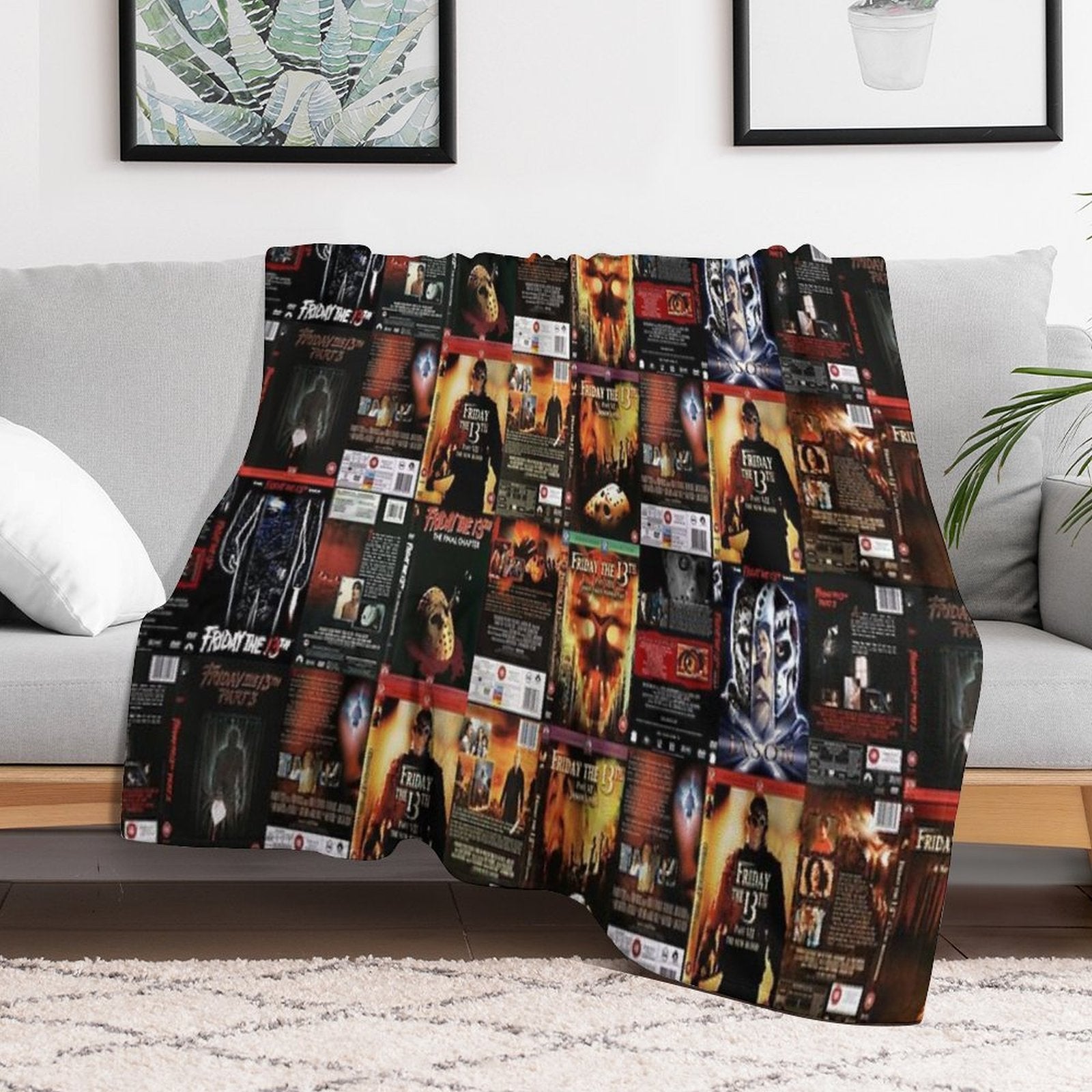 Jason Friday The 13th Movie Covers Quick-dry Throw Blanket