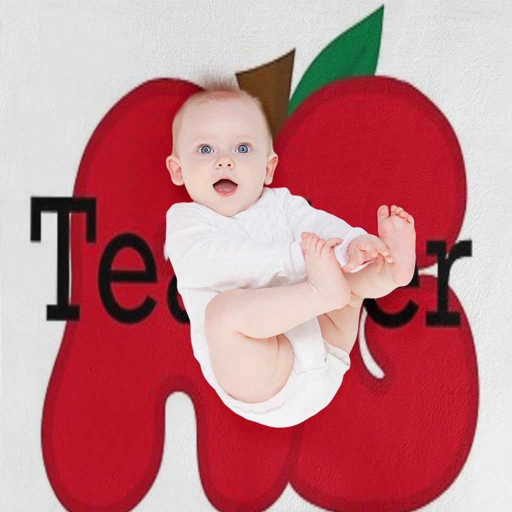 AG Apple Teacher Design – Agriculture Education & FFA-Inspired Art Quick-dry Throw Blanket
