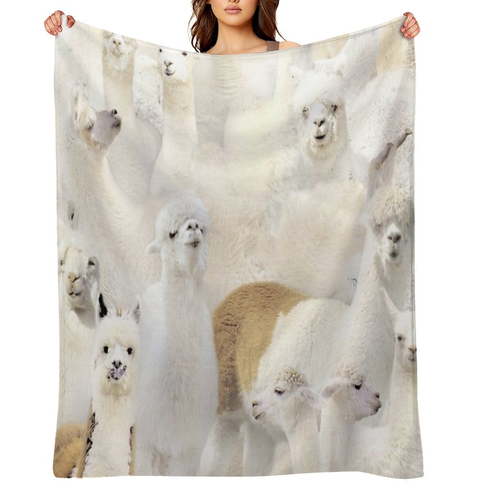 Alpacas All-season Throw Blanket