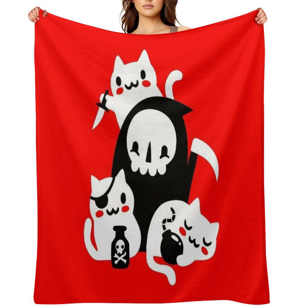 Death's Little Helpers All-season Throw Blanket