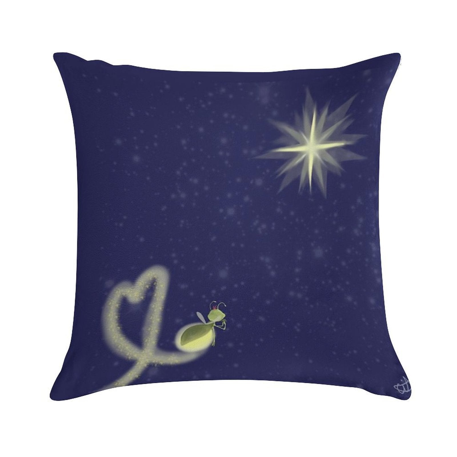 Ray And Evangeline Soft Fade-Resistant Throw Pillow