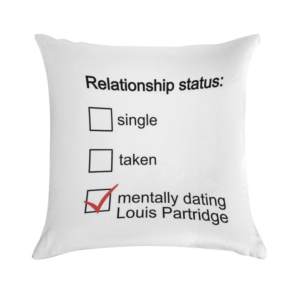 Mentally Dating Louis Partridge Soft Fade-Resistant Throw Pillow
