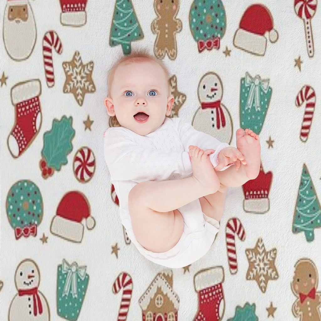 Christmas Cookies Durable Throw Blanket