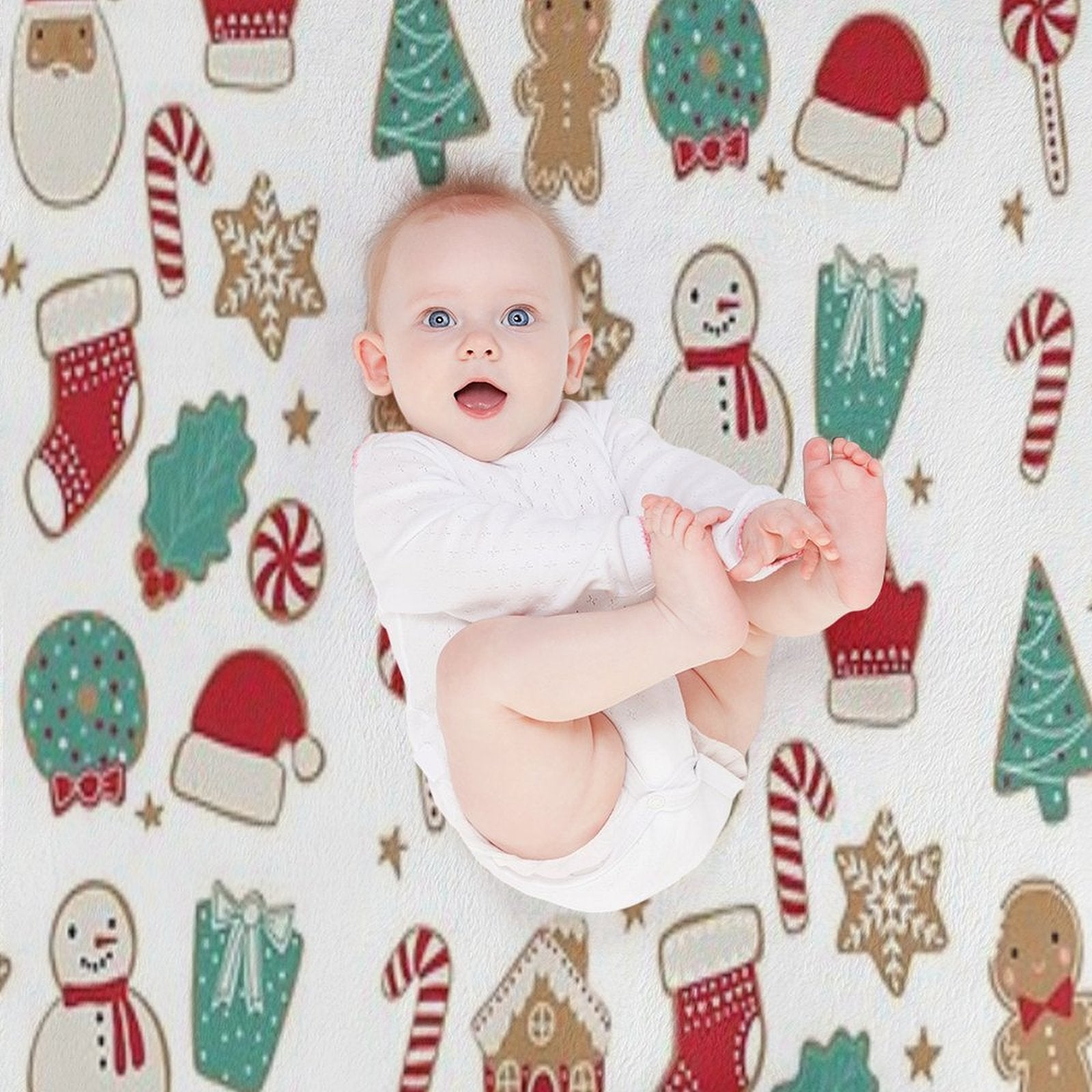 Christmas Cookies Durable Throw Blanket