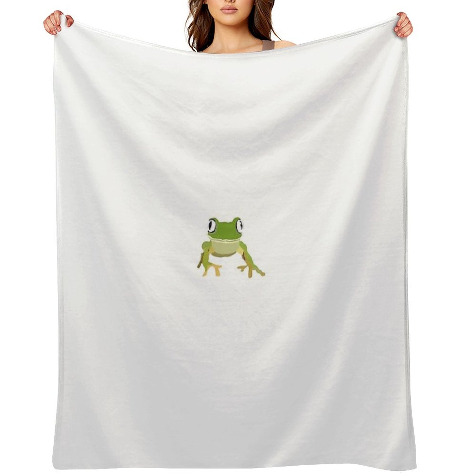 Froggy Easy Care Throw Blanket