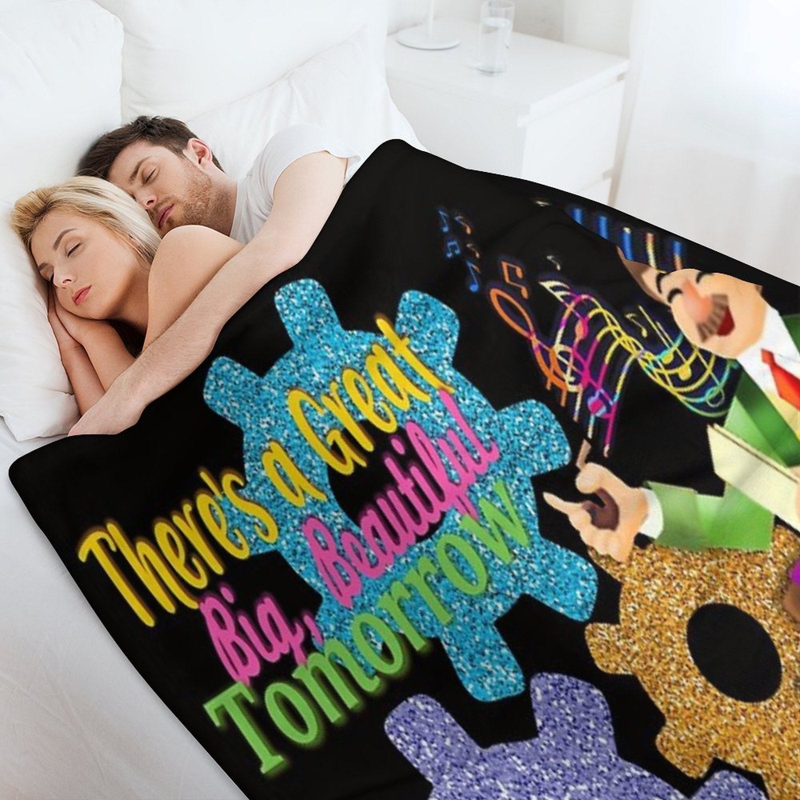 Carousel of Progress Durable Throw Blanket