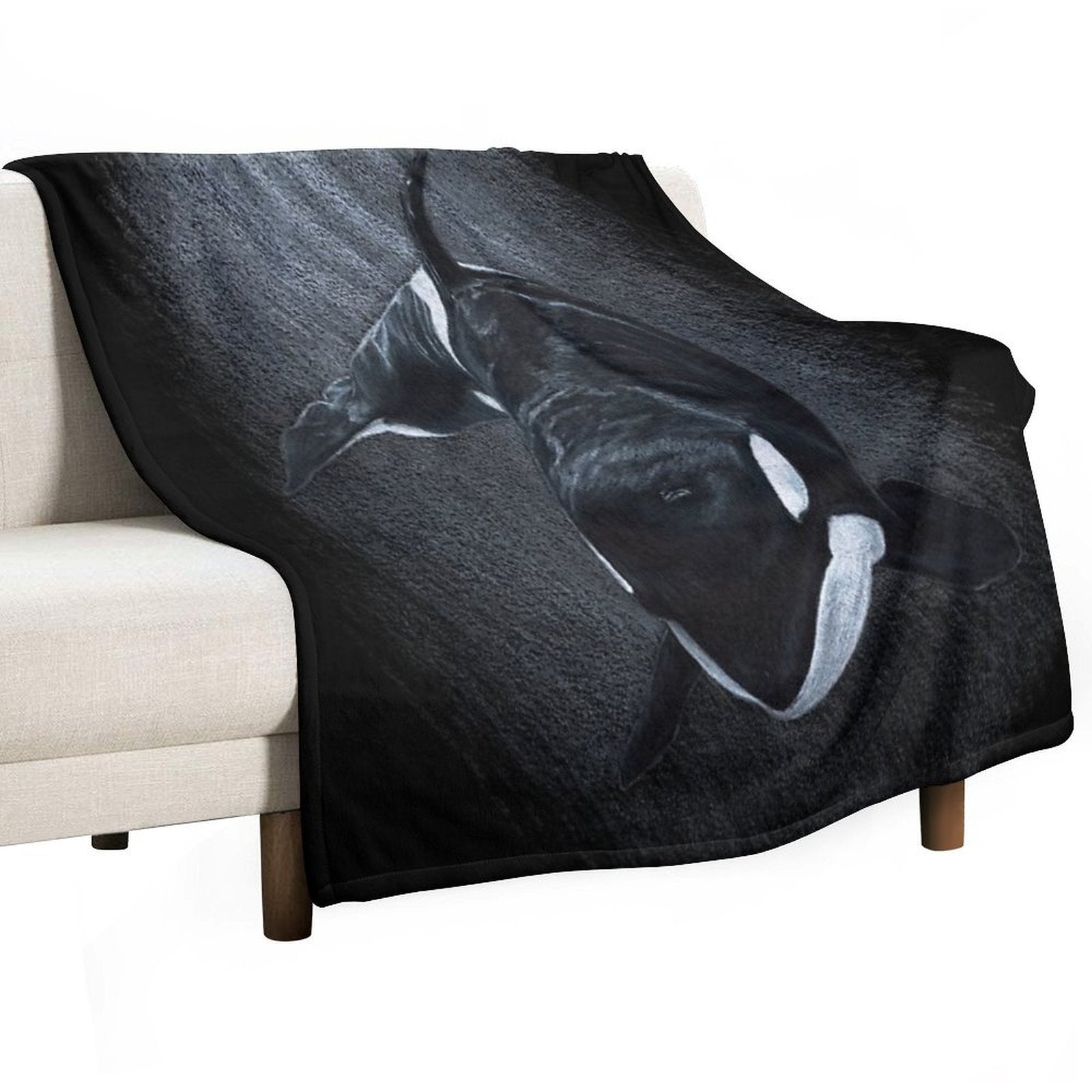 White Whale - Orca Quick-dry Throw Blanket