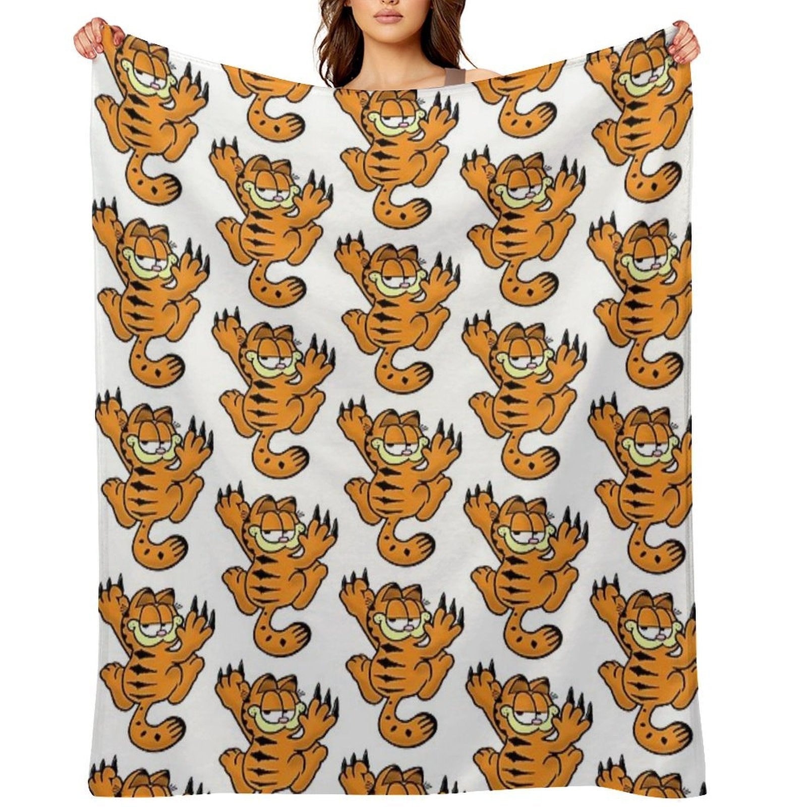 Cute Garfield Compact Throw Blanket