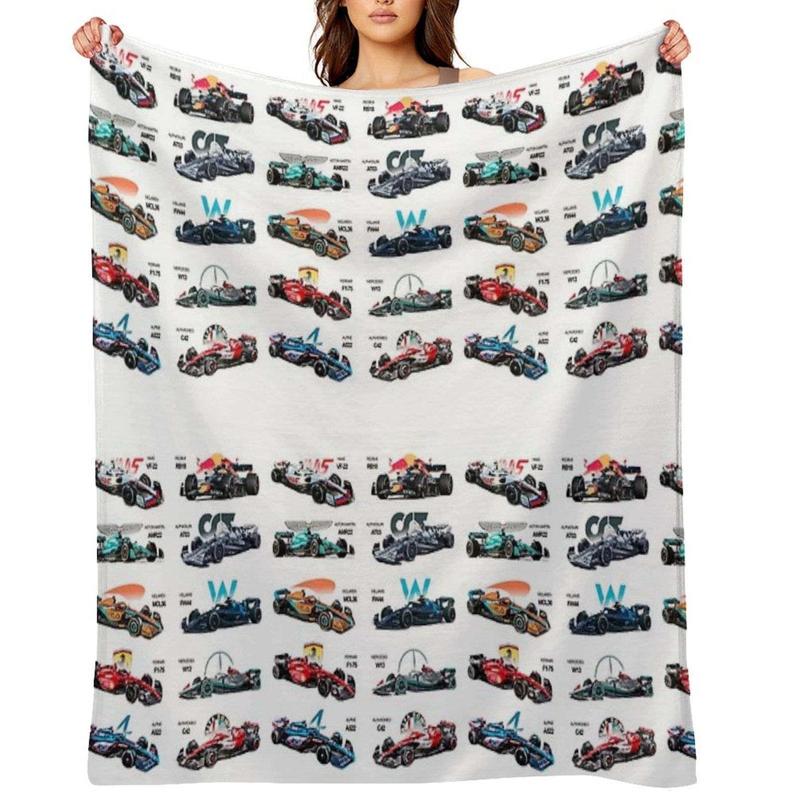 F1 All Cars 2022 Premium Throw Blanket