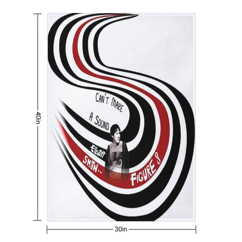 Elliott Smith Figure 8 Sustainable Throw Blanket