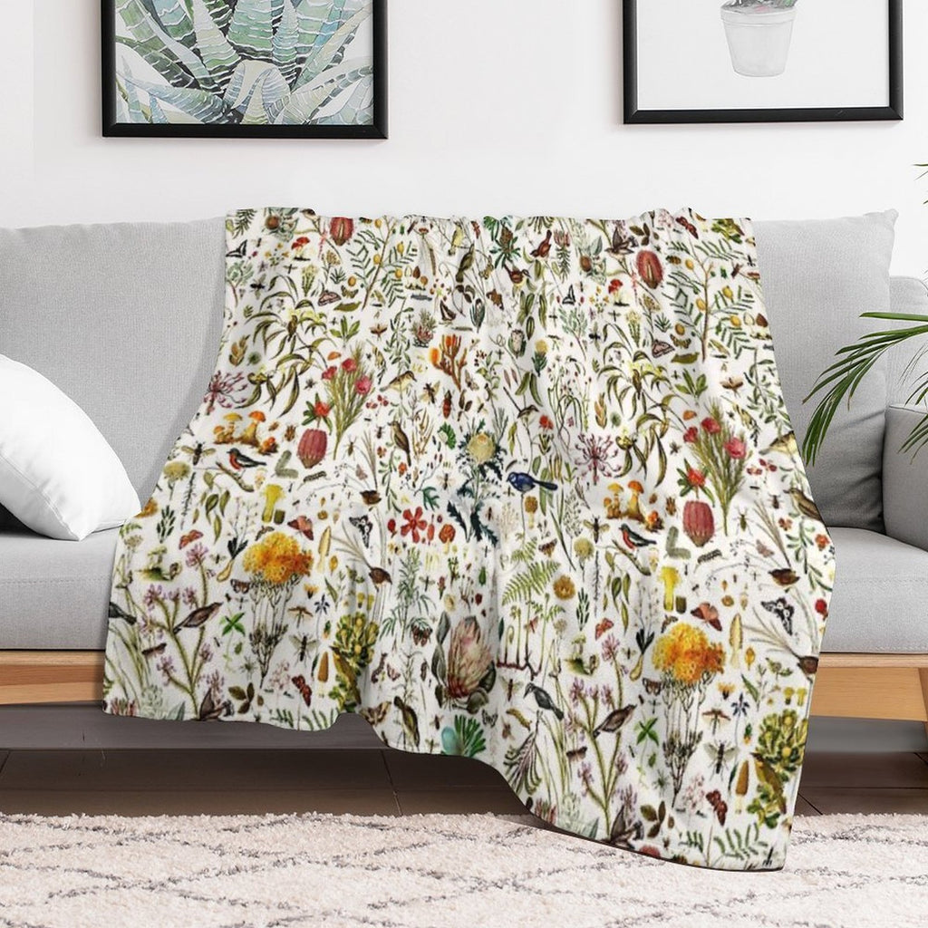 Biology Australia. Plush Throw Blanket