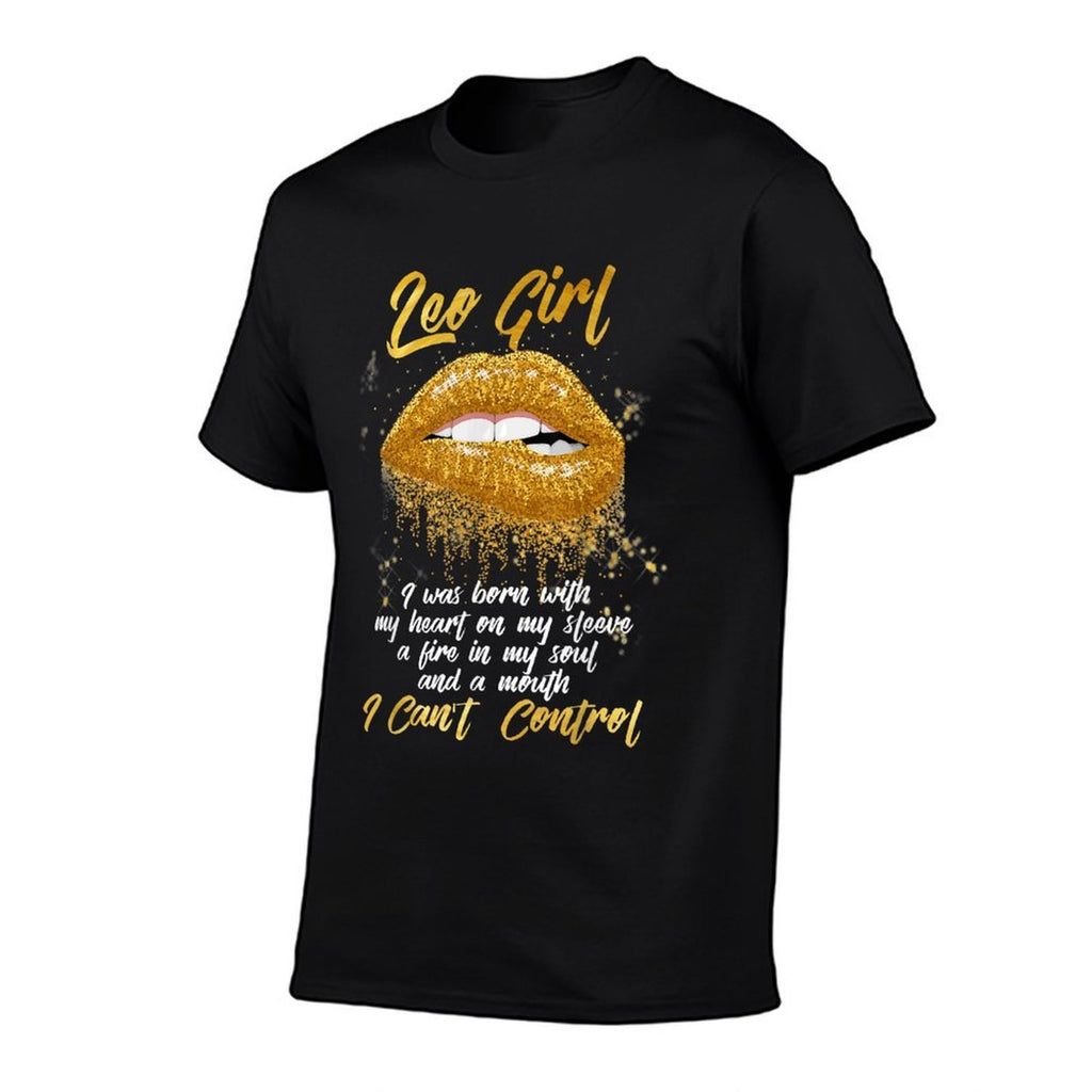 Im A Leo Girl Funny Birthday for Women  Stretchy T-Shirt