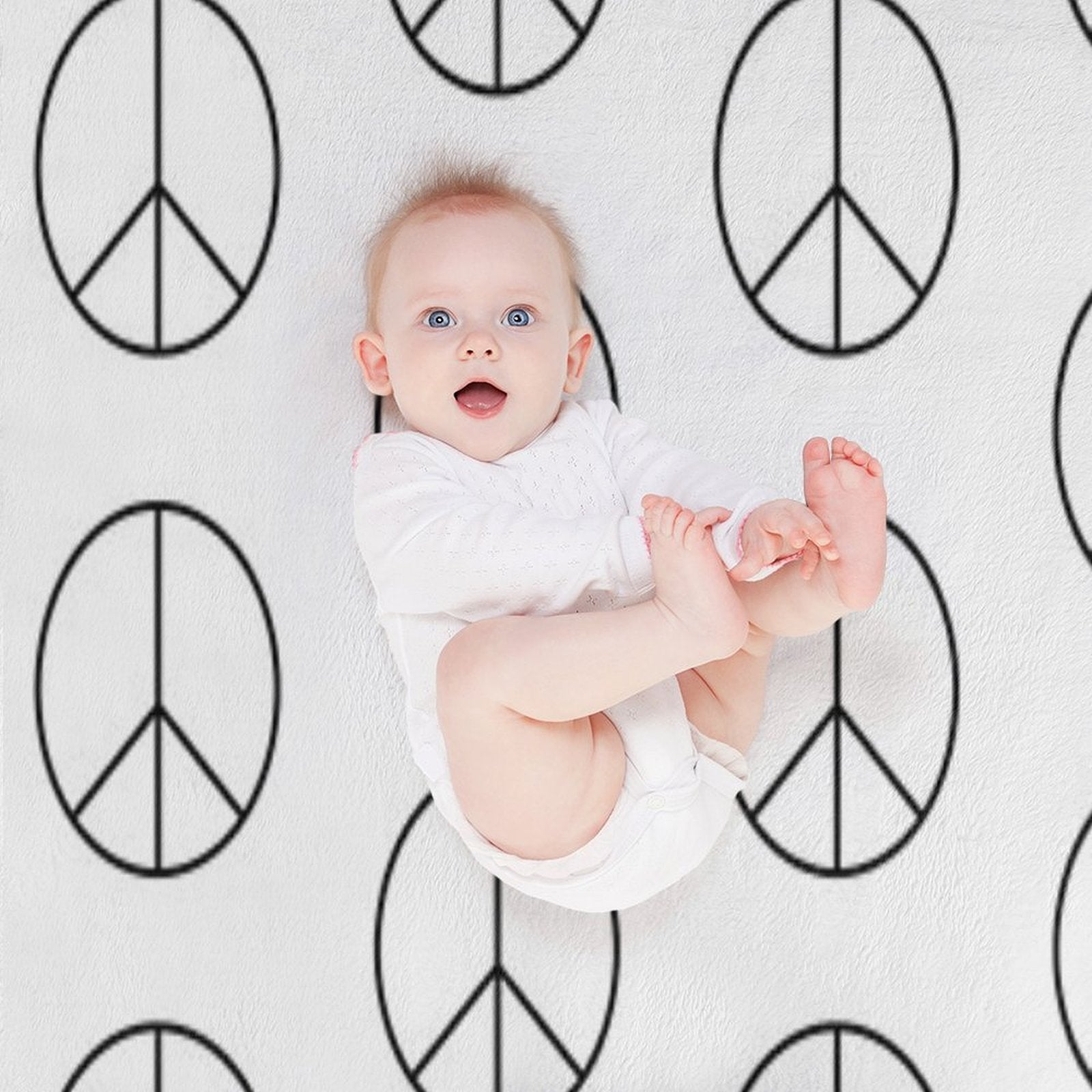 Peace Travel-friendly Throw Blanket