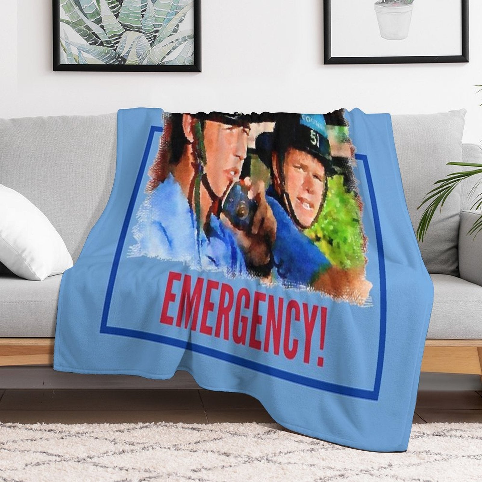 Emergency Paramedics Velvety-soft Throw Blanket