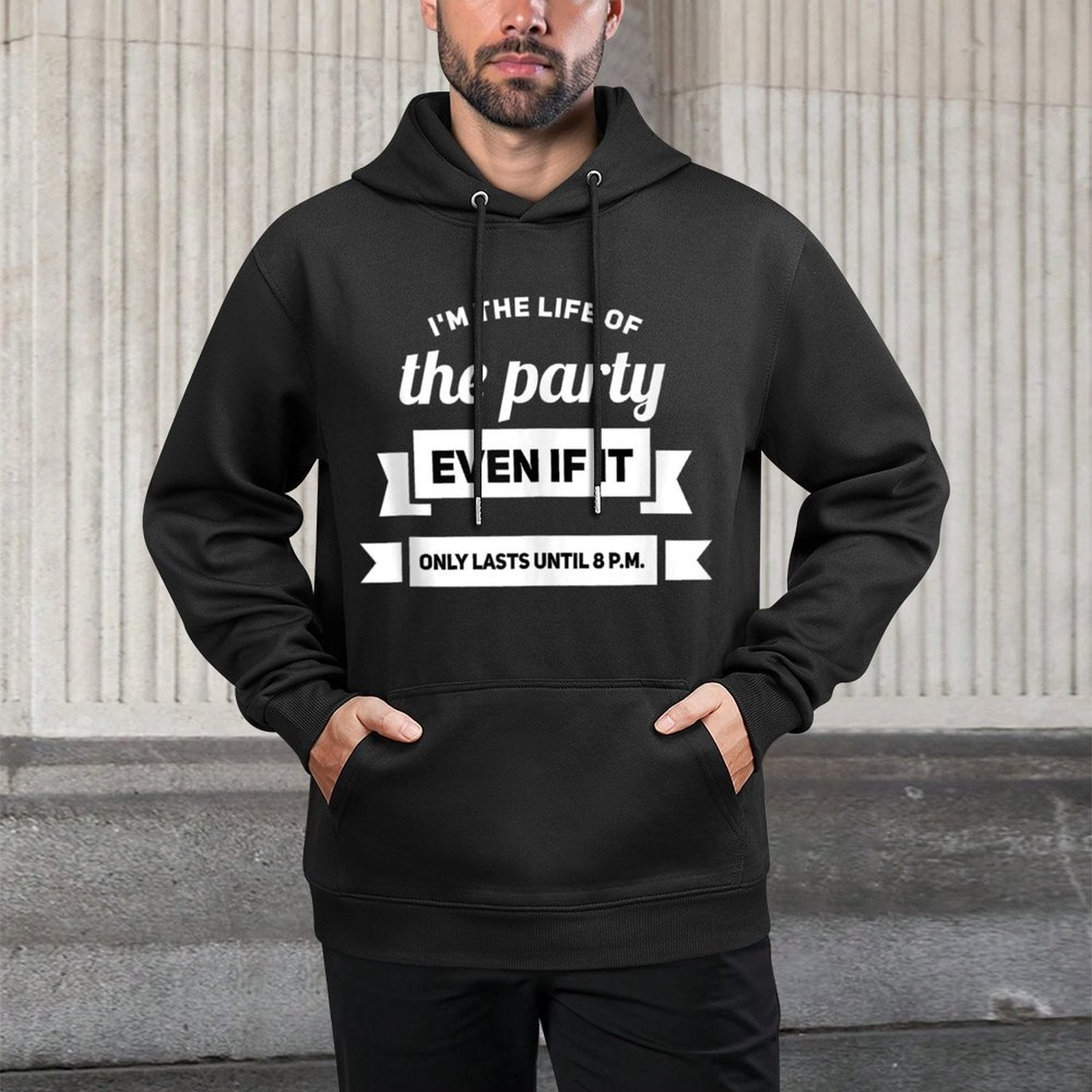 Life Of Party Fifty 50th Birthday Gag Joke Father Gift Idea Shape Retention Hoodie
