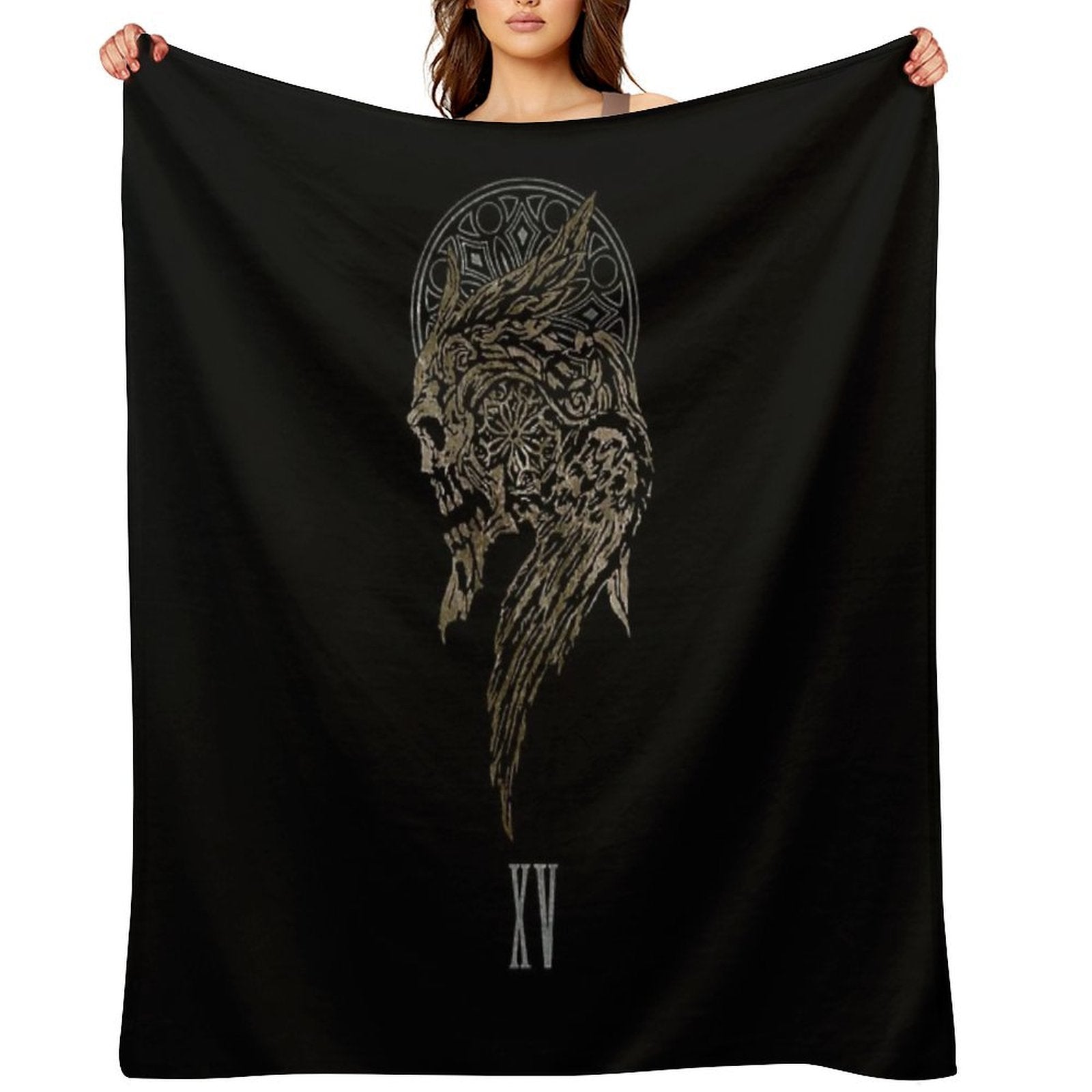 The Lucian Crest Velvety-soft Throw Blanket