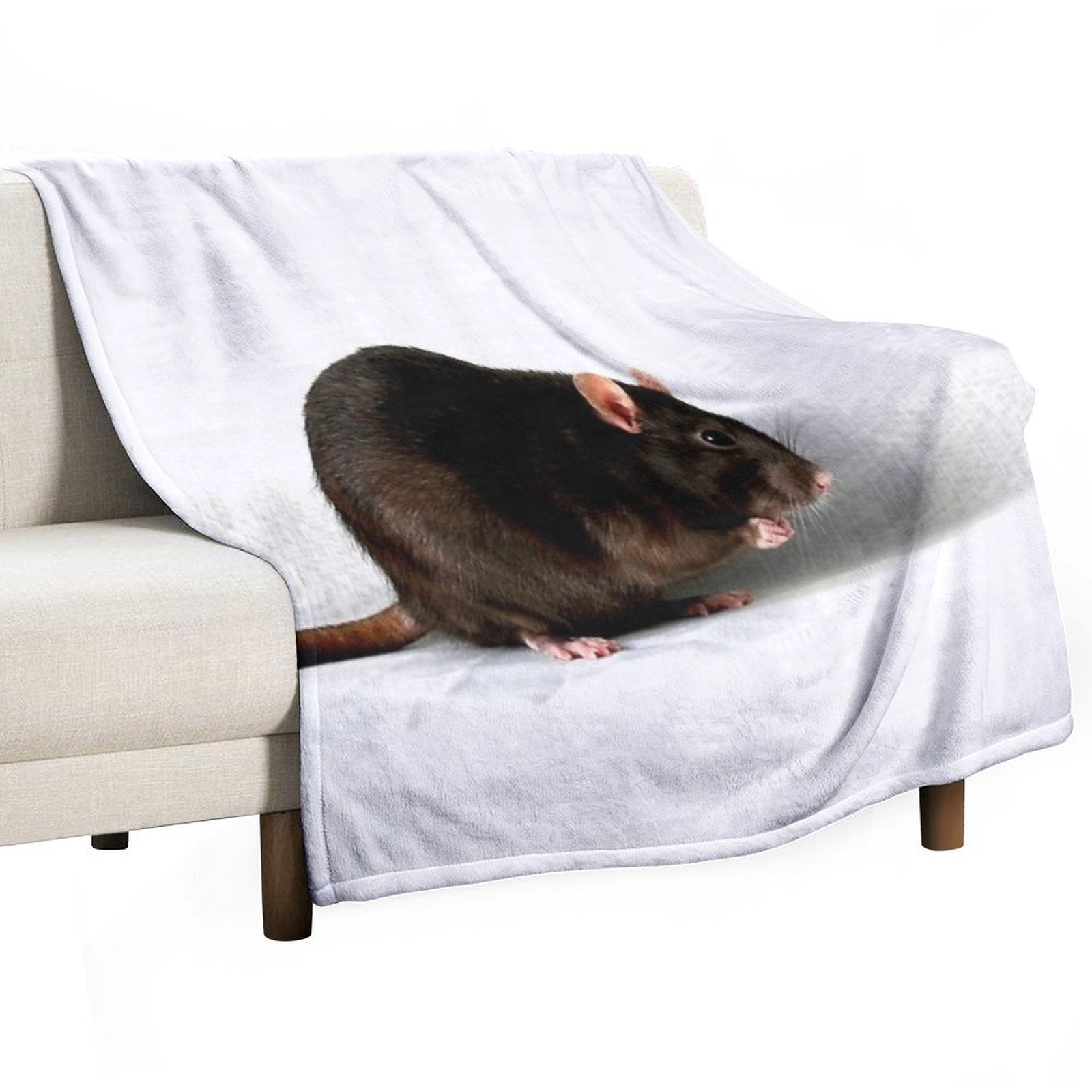 Rat Anti-pilling Throw Blanket