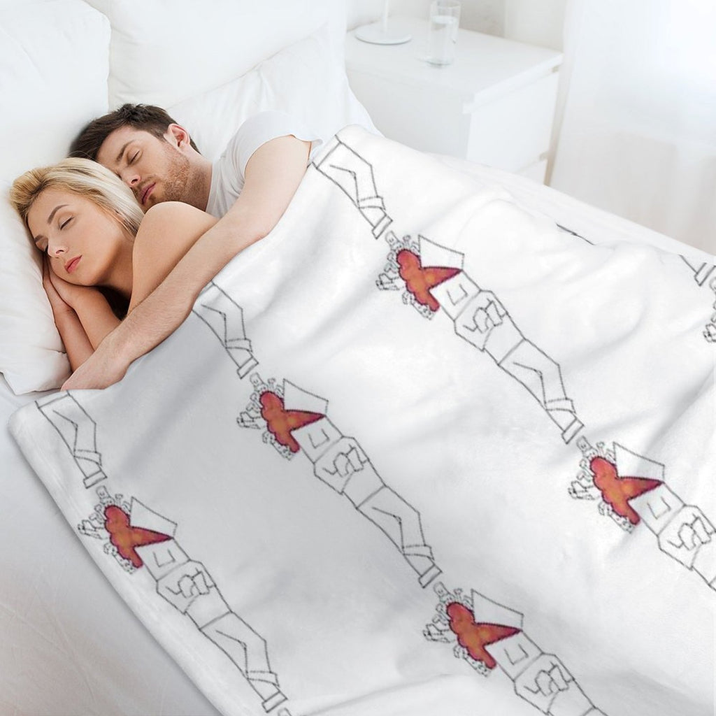 Thinking Travel-friendly Throw Blanket
