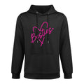 Best Friend Matching Birthday Pink BFF Bestie Sister Cousin Versatile Streetwear Hoodie