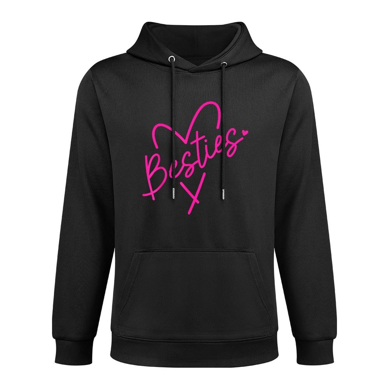 Best Friend Matching Birthday Pink BFF Bestie Sister Cousin Versatile Streetwear Hoodie