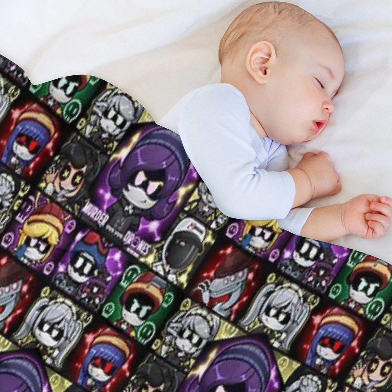 Murder Drones Fanart Chibis Durable Throw Blanket