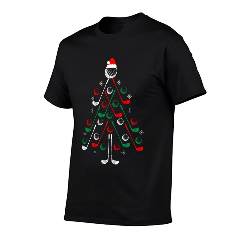 Christmas Tree Xmas Golf Player Golf Ball Golf Club Lover Sweatshirt  Odor-resistant T-Shirt
