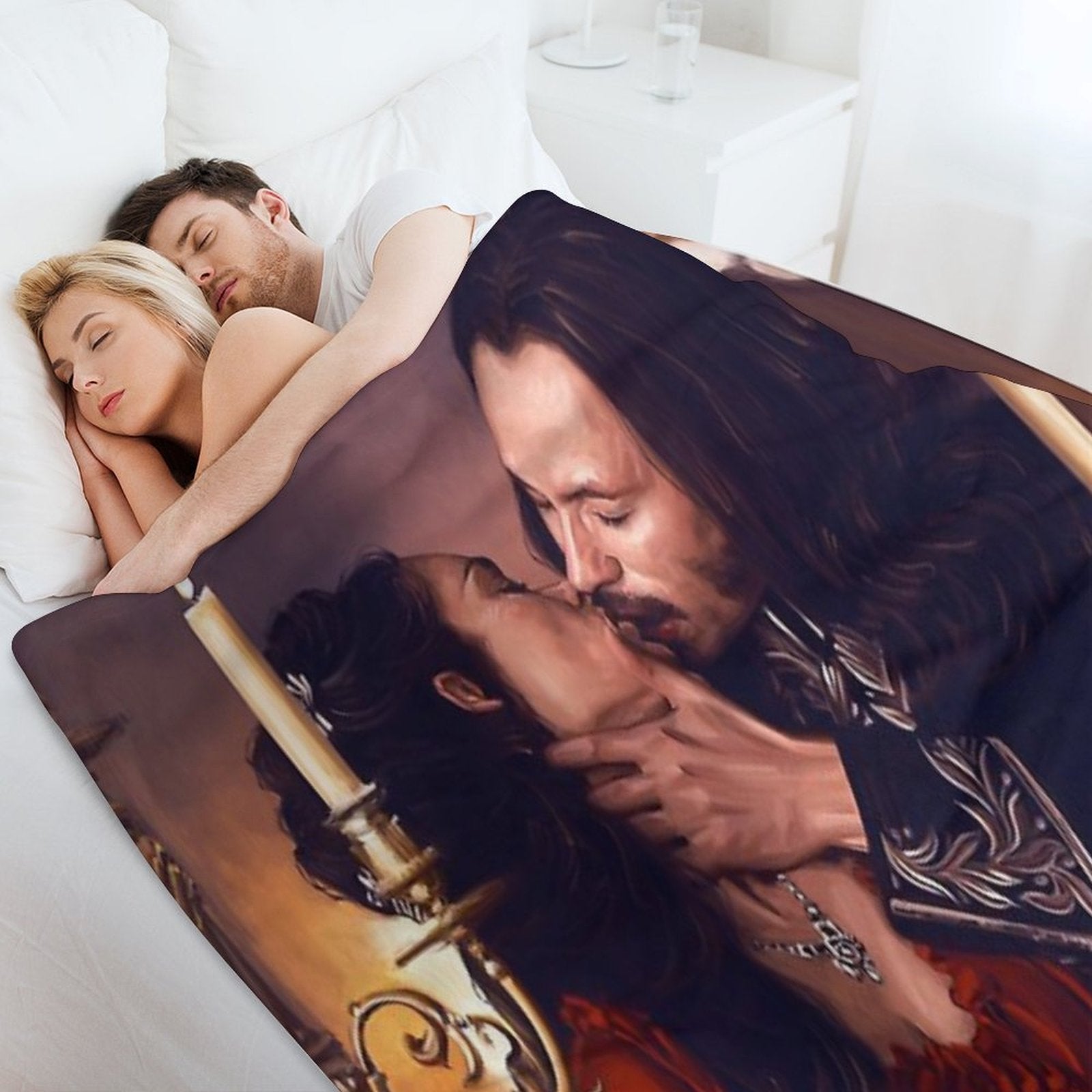 Dracula Plush Throw Blanket