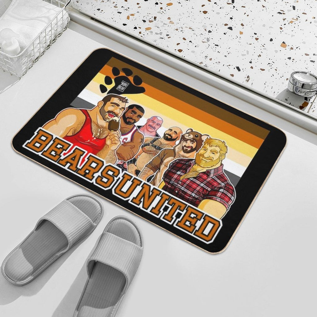 BEARS UNITED  Easy To Clean Bath Mat