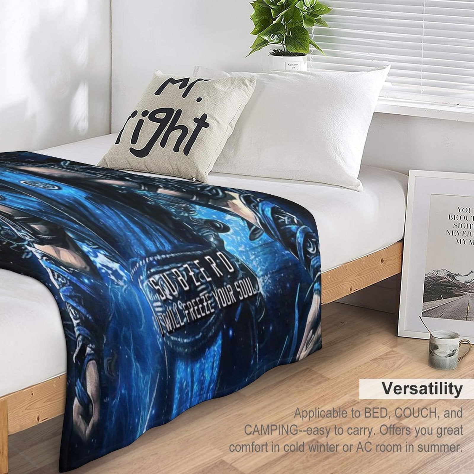 Mortal Kombat Subzero Machine-washable Throw Blanket