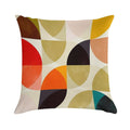 Mid Century 4 Soft Short Plush Fabric Throw Pillow