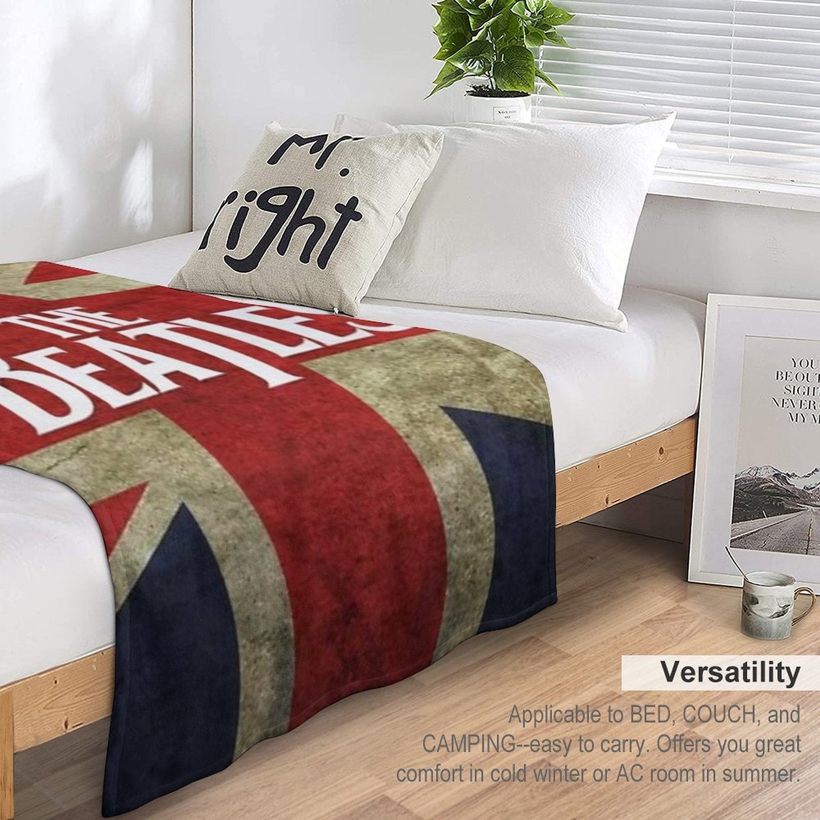 England Compact Throw Blanket