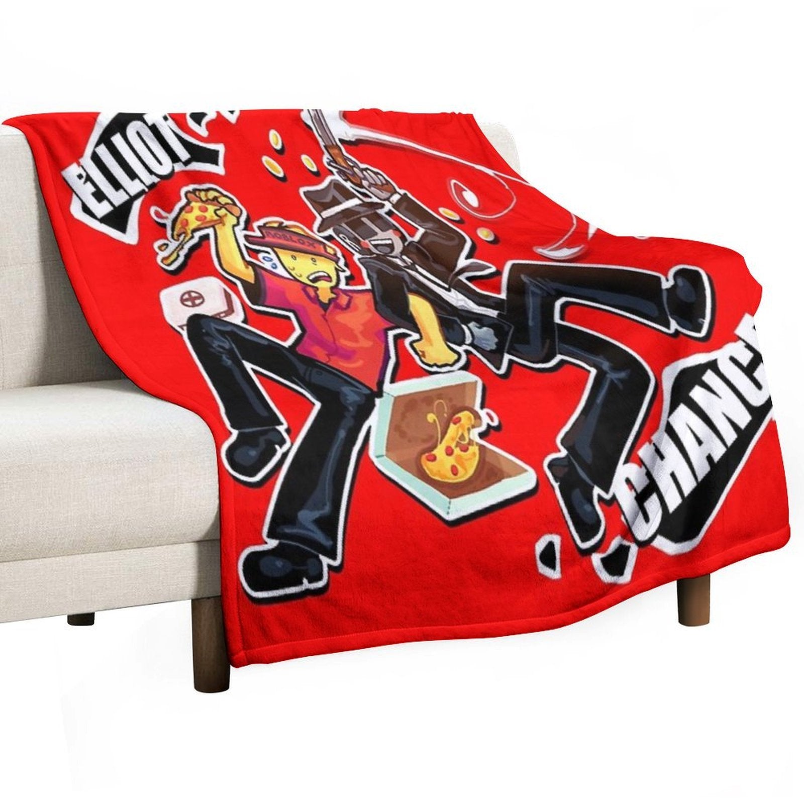 Forsaken  PARTNERS IN CRIME Sustainable Throw Blanket