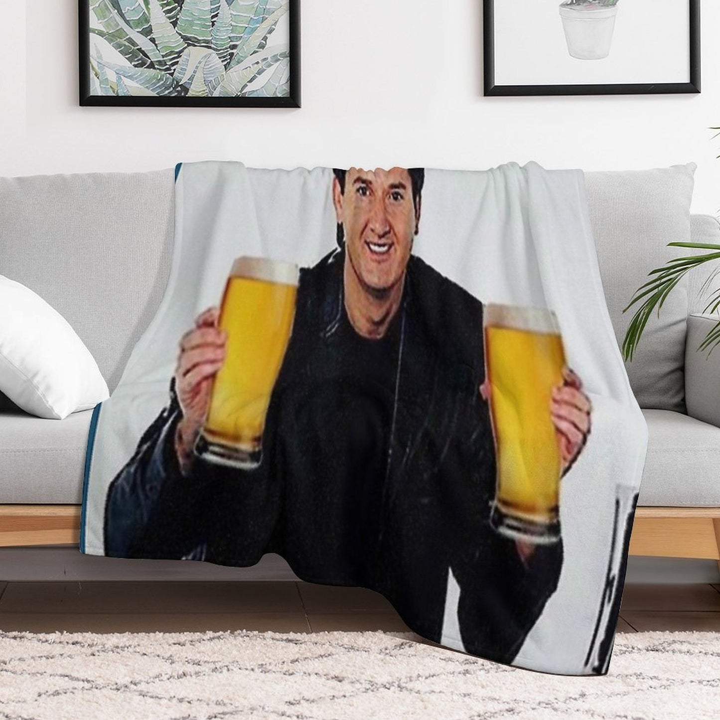 Daniel O'Donnell Pints Premium Throw Blanket