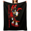 Shadow The Hedgehog Plush Throw Blanket