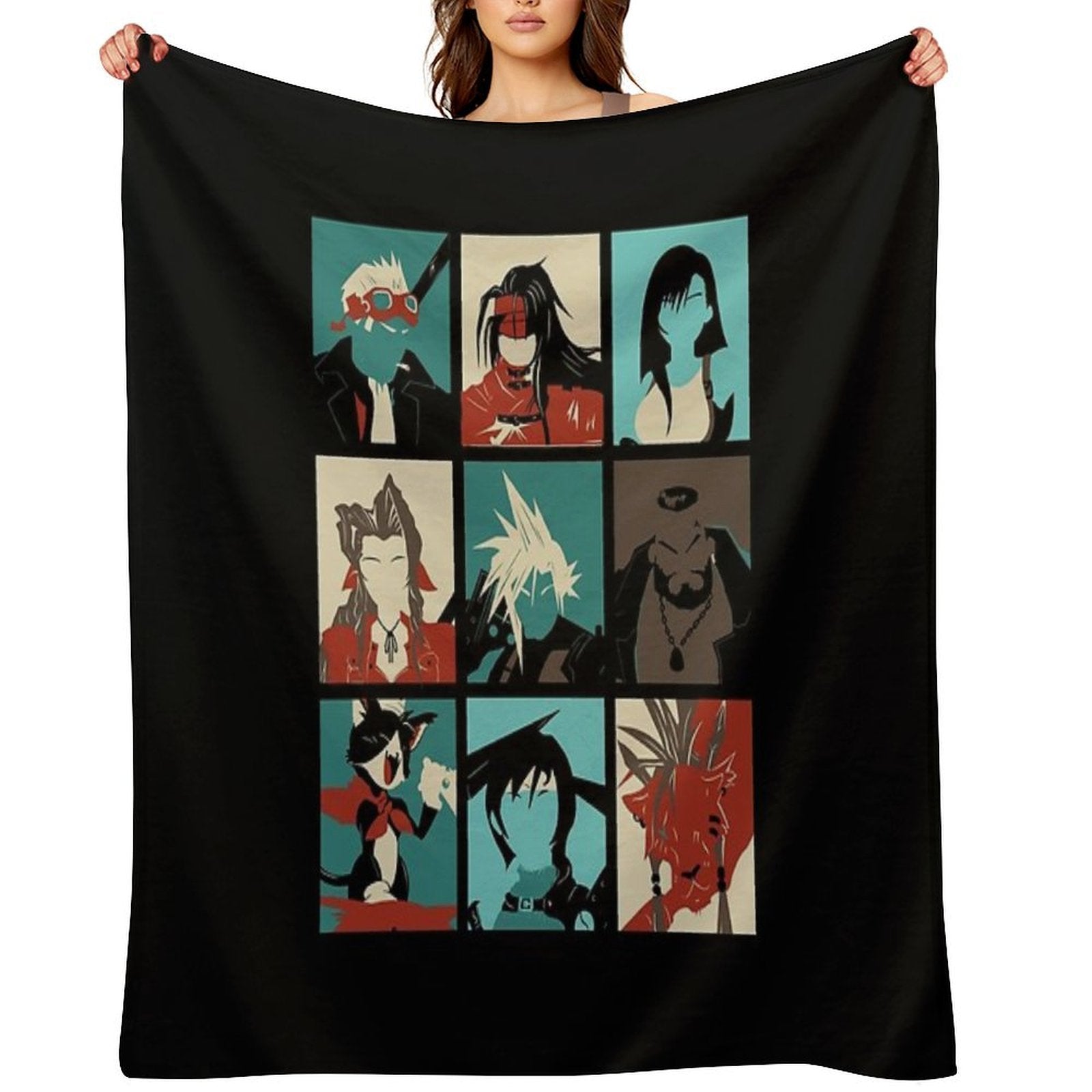 Fantasy Final Seven All-season Throw Blanket