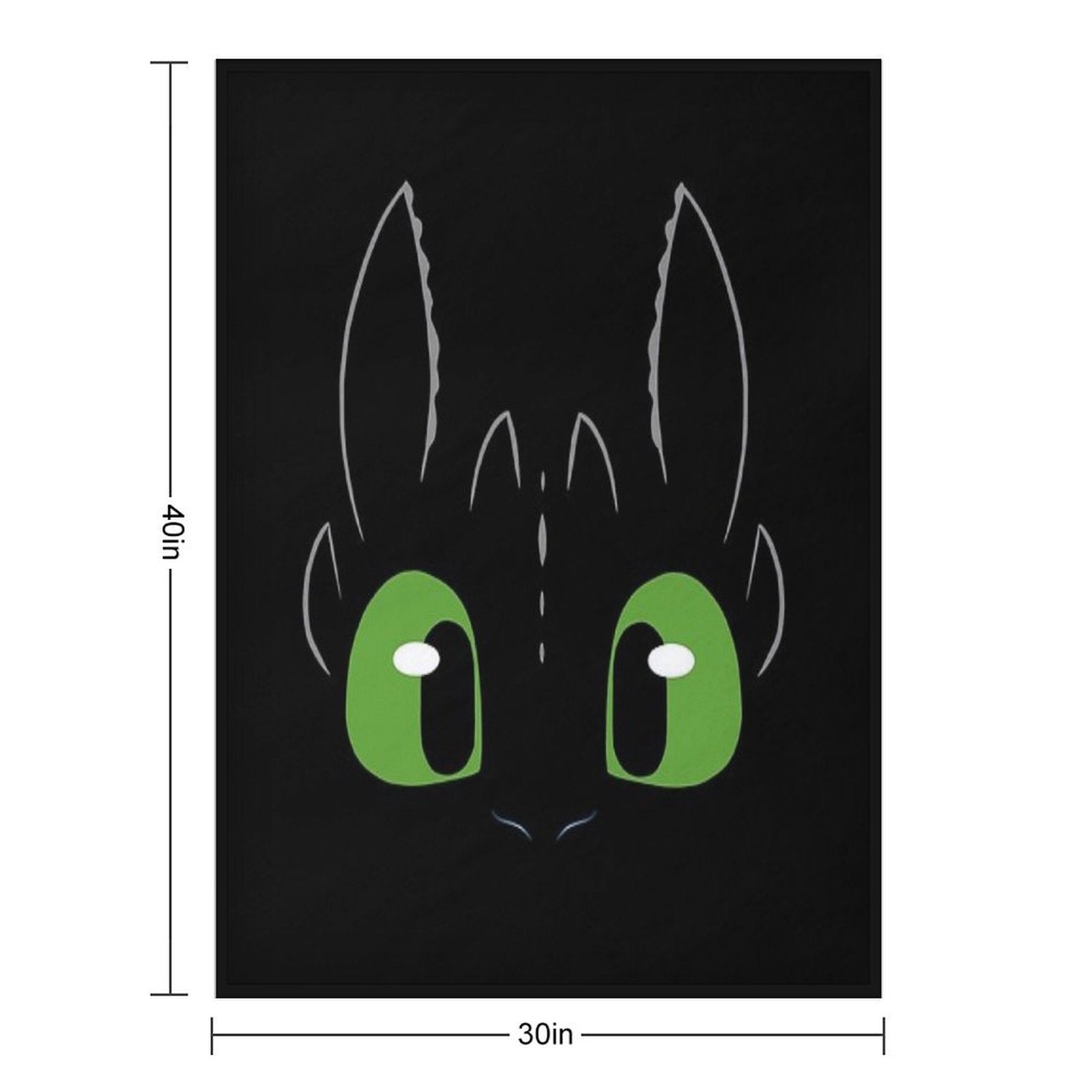 Dragon Minimalist Durable Throw Blanket