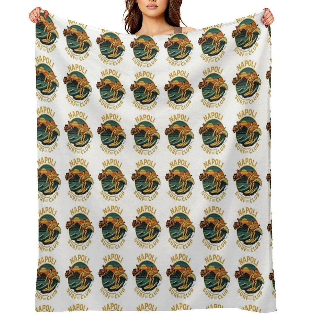 NAPOLI SURF CLUB All-season Throw Blanket
