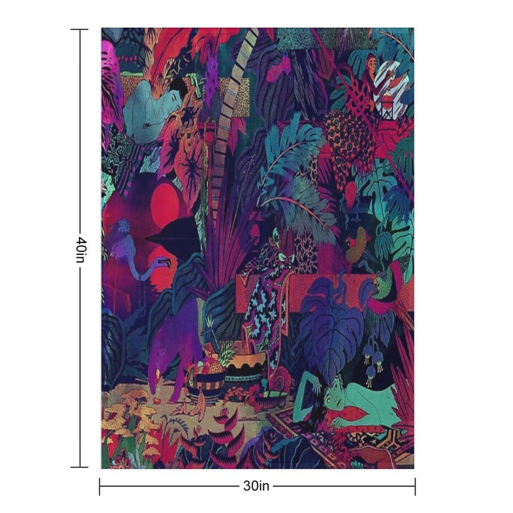 Glass Animals Multi-functional Throw Blanket