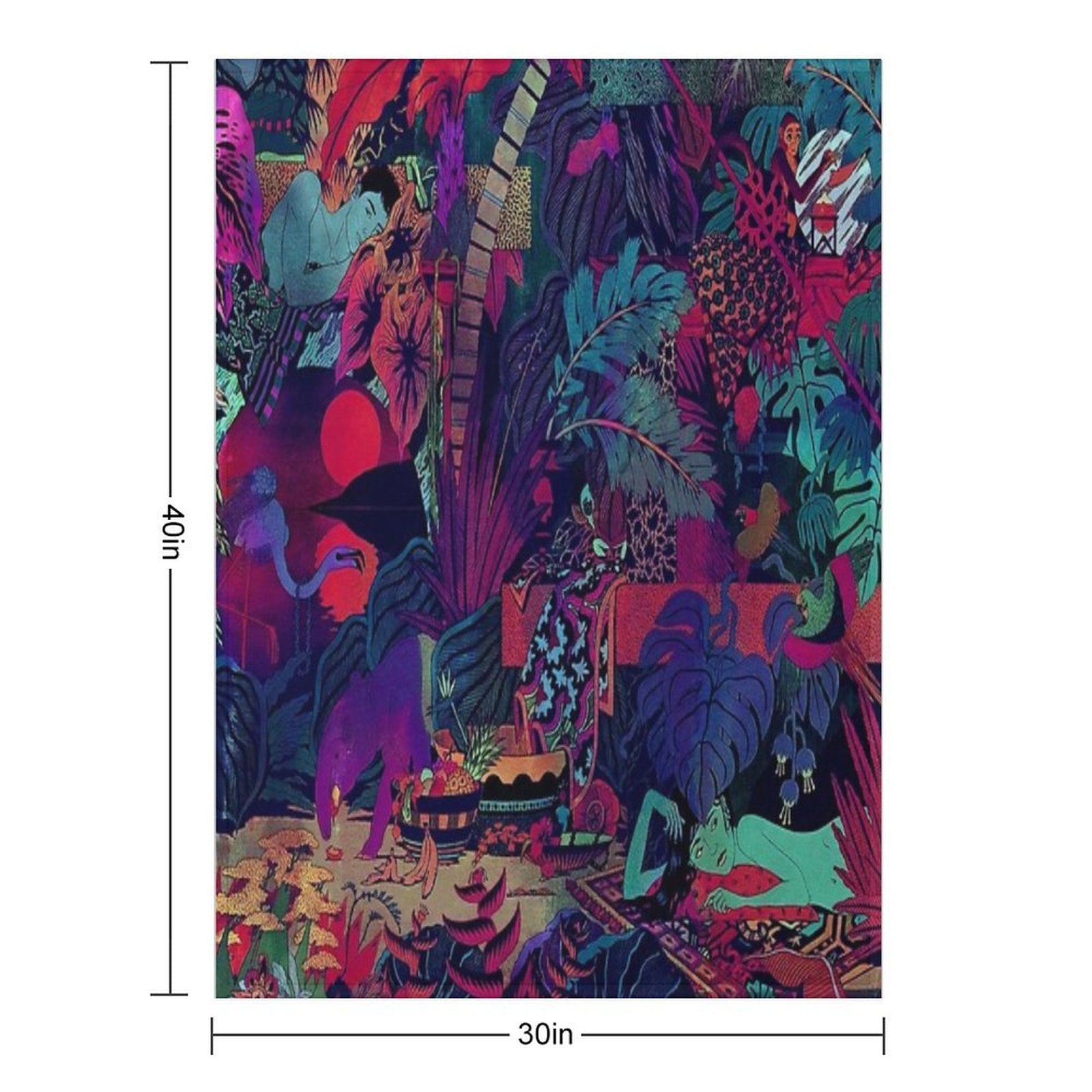 Glass Animals Multi-functional Throw Blanket