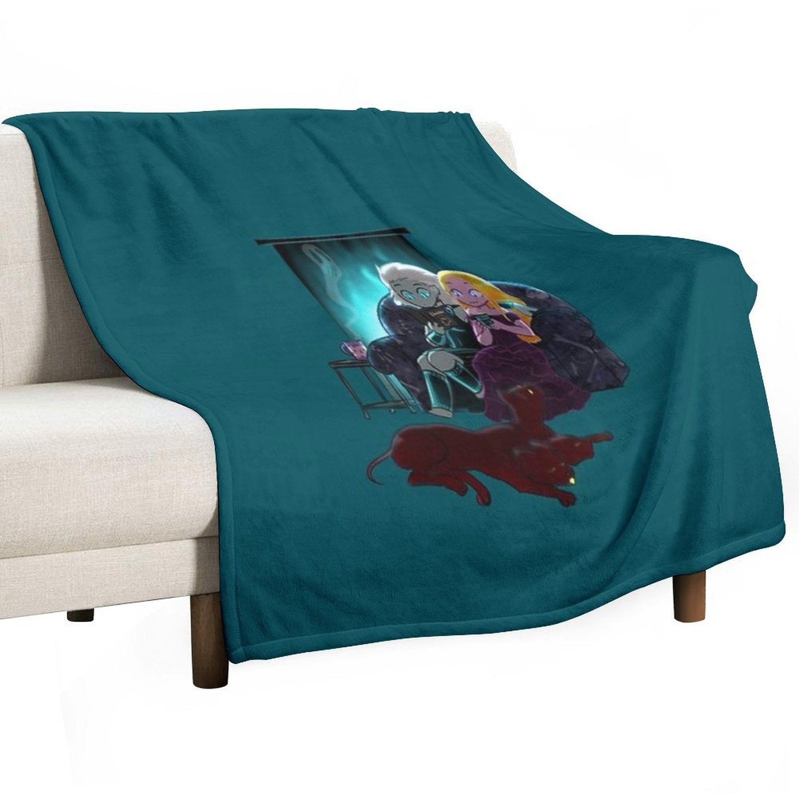 Cozy Winter Night Wrinkle-free Throw Blanket